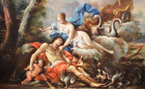 Michele Rocca (1666 -1751) - Diane et Endymion - Louis XIV
